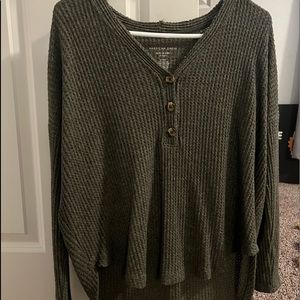 dark green sweater from american eagle